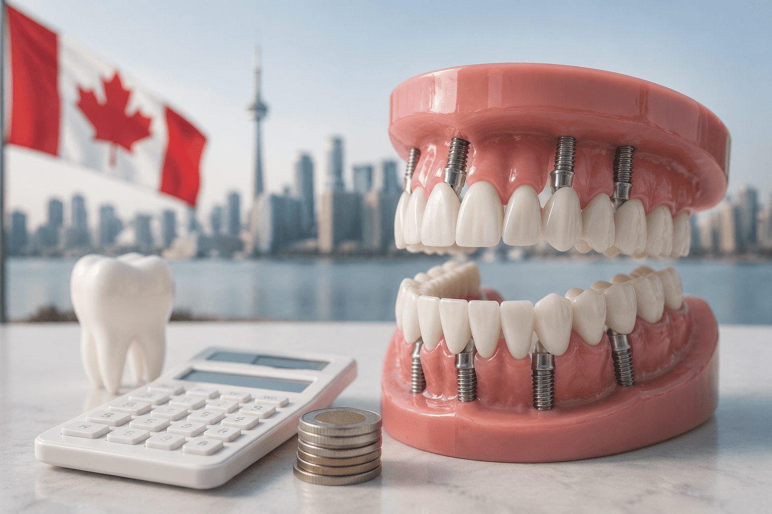 Full Mouth Dental Implants Cost Without Insurance in Canada